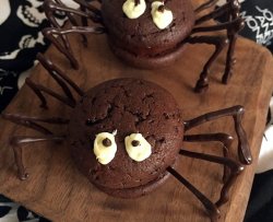 万圣节蜘蛛️巧克力派