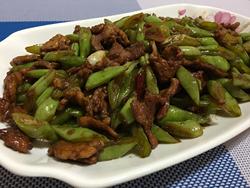 豆角炒肉