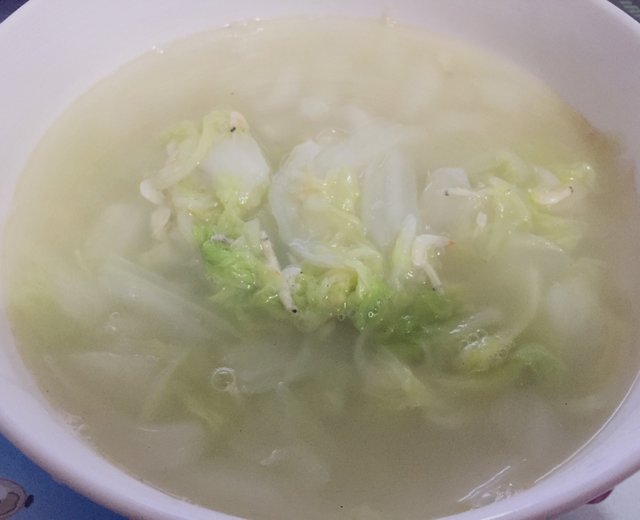 白菜虾皮汤