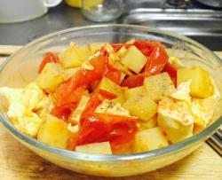 西红柿鸡蛋炖土豆