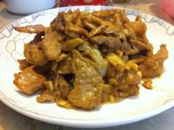 蒜香肉片