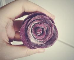 花卷紫薯玫瑰花