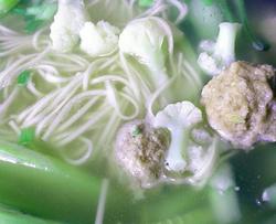 午餐愉快什锦熟菜细面条