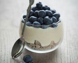 蓝莓酸奶布丁