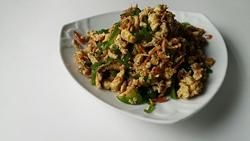 小河虾炒鸡蛋