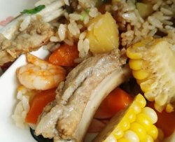 排骨焖米饭