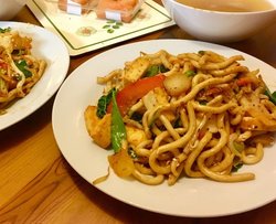 快手辣炒乌冬