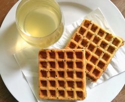 椰蓉黑芝麻华夫饼
