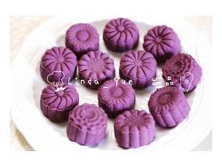 牛奶紫薯小饼