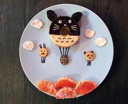 趣味童餐—龙猫热气球