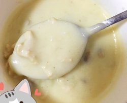 奶油鸡茸蘑菇汤