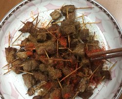 香辣牙签肉