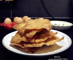 馄饨皮版薄脆煎饼果子