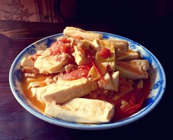番茄豆腐