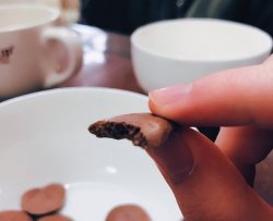 改良版巧克力溶豆饼干