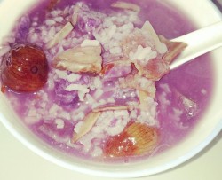 紫薯蜜枣粥