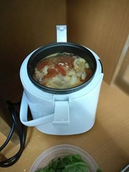 寝室电饭煲面片汤