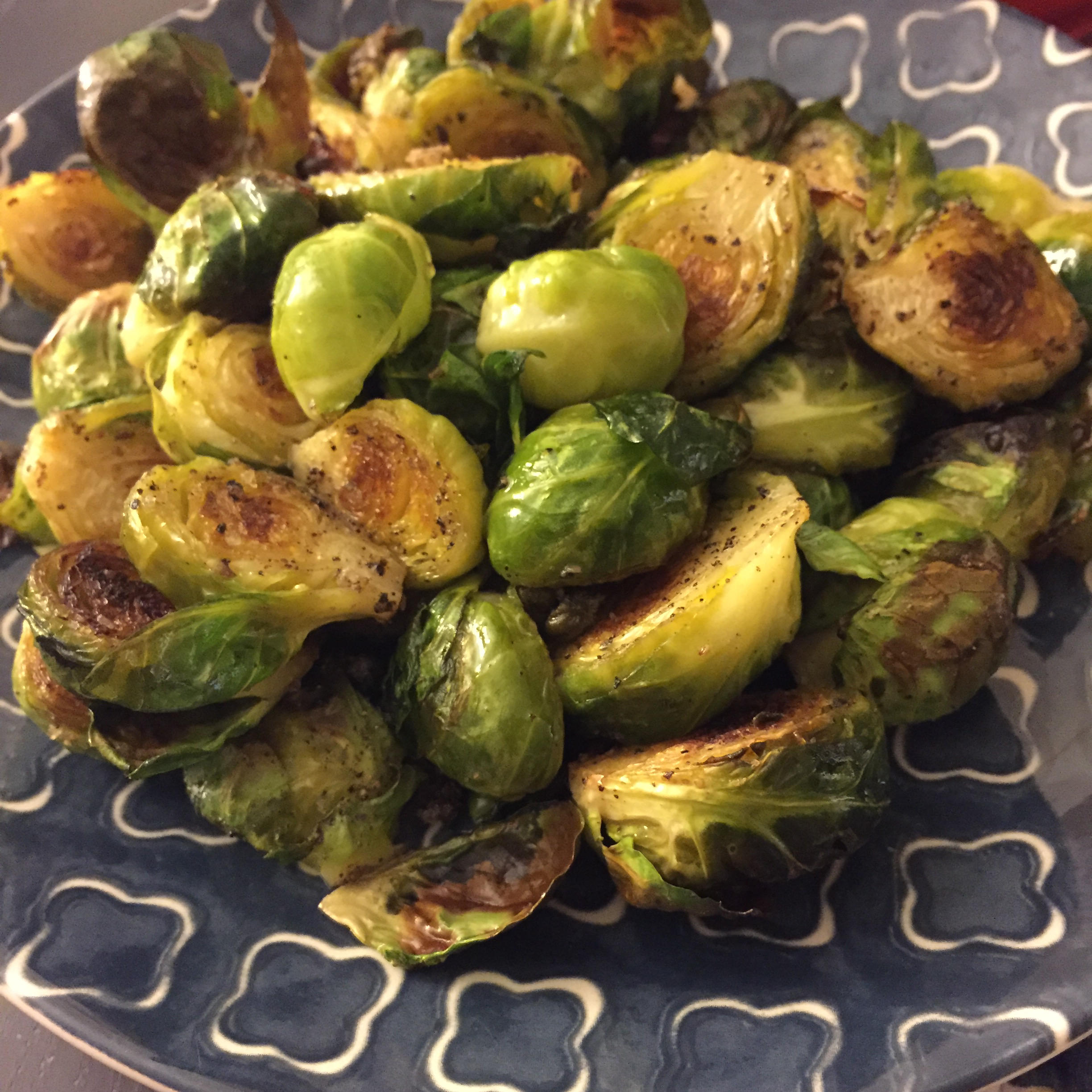 蒜烤球芽甘蓝/Roasted Brussels Sprouts With Garlic