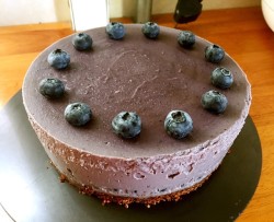 素食蓝莓蛋糕 6寸/Blueberry cake