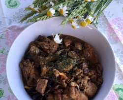 小鸡炖蘑菇-电饭锅版