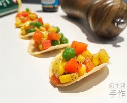 彩蔬脆薯挞——让爱吃薯片的孩子也能吃蔬菜