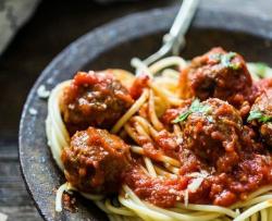 番茄肉丸意面.Spaghetti and meat balls
