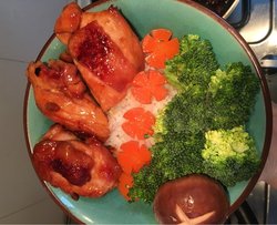 照烧鸡腿饭