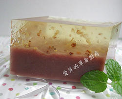 桂花紅豆糕