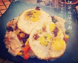馄饨芝麻酱冷面
