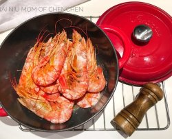 盐焗阿根廷红虾——Staub珐琅铸铁锅