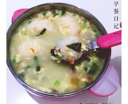 虾丸蔬菜汤