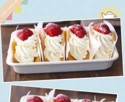 韩国最新超级受欢迎的草莓蛋糕卷