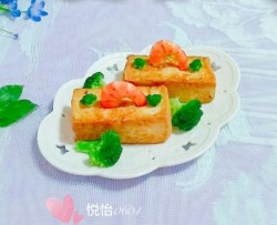 自制酿肉鲜虾豆腐