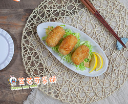 酥脆香浓的芝芯可乐饼