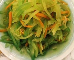 日式芥末莴苣拌菜