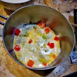 白菜番茄奶酪烘蛋/Omelette