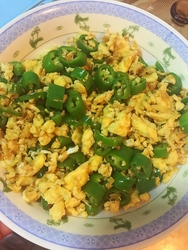 外婆菜 尖椒炒鸡蛋