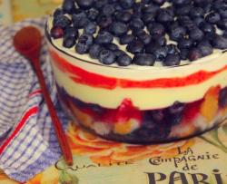 蓝莓Trifle - 简单到爆炸好吃到流泪的英国名甜点