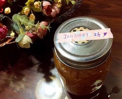 初秋的蜂蜜柚子茶