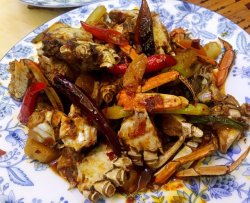 干锅香辣蟹-大闸蟹的各种吃法