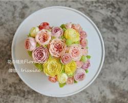 心形韩式裱花蛋糕