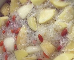 冰玉白果茶