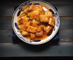 菠萝煮豆腐