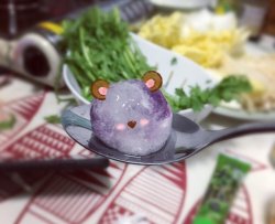 巴拉巴拉紫薯水晶汤圆