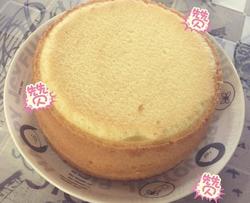 8寸原味戚风蛋糕