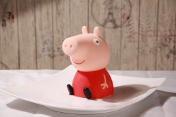 粉红猪小妹小猪佩琦蛋糕3d立体冰激凌慕斯生日蛋糕