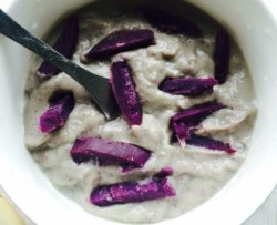 牛油果紫薯奶昔