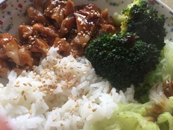 照烧鸡腿饭