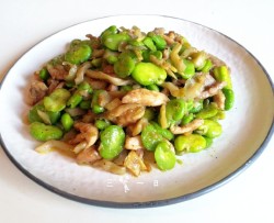 蚕豆榨菜肉丝