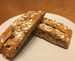 燕麦巧克力碎意式脆饼Oatmeal Chocolate Shreds Biscotti